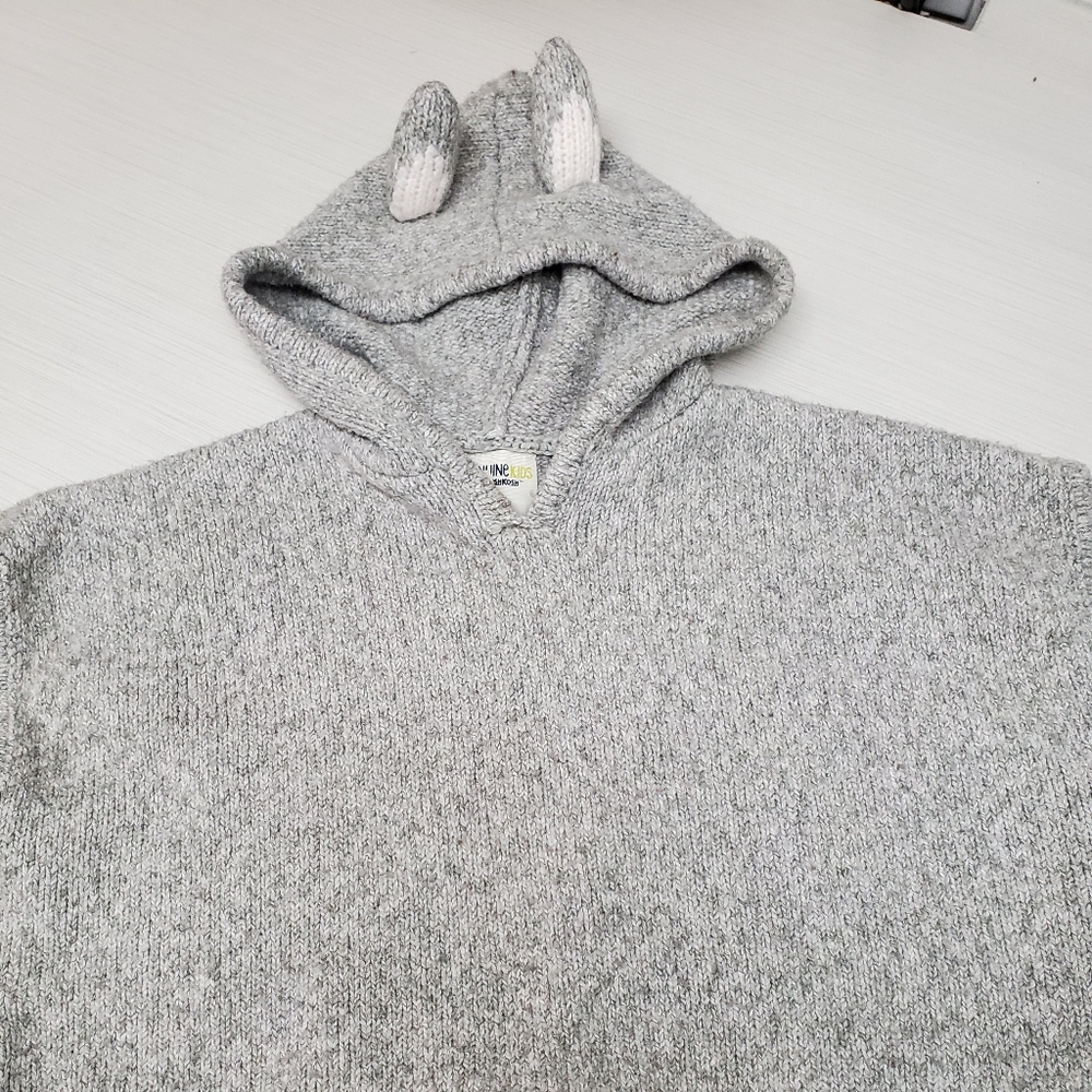 Girl Bunny Poncho, 3T, Genuine Kids